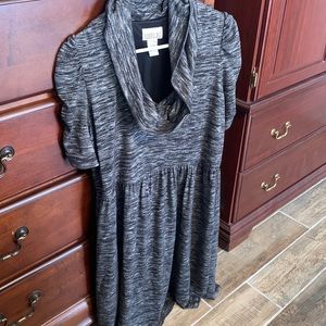 Turtleneck dress with cute sleeves